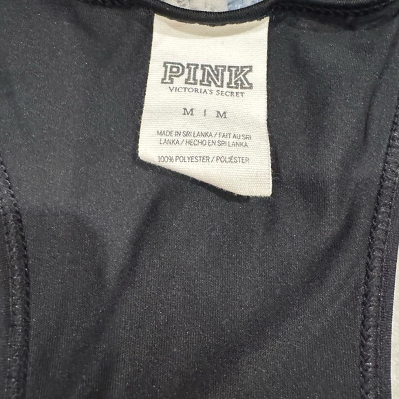 Victoria's Secret PINK Black Tank Top - Picture 2 of 3
